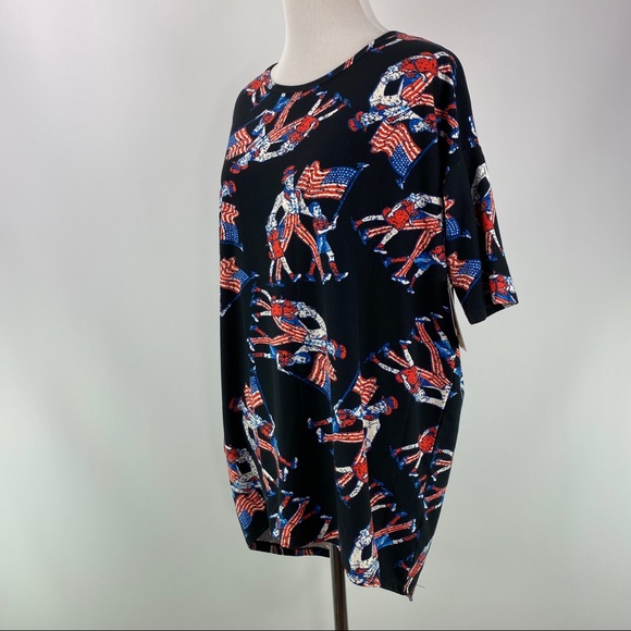 EUC LuLaRoe Americana Irma size XXS - Picture 1 of 4